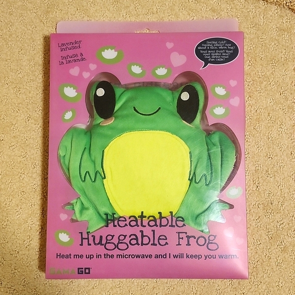 Heatable Frog Plushie - Picture 1 of 2
